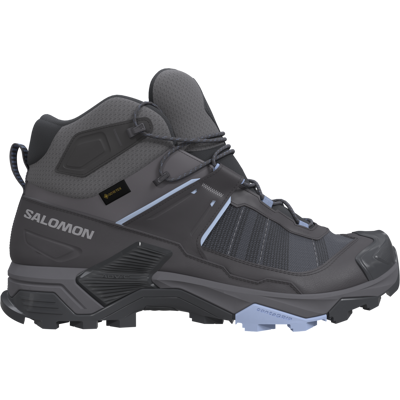 Salomon Women's X Ultra 5 Mid GORE-TEX Asphalt / Castlerock / Brunnera Blue, 42 Salomon Women's X Ultra 5 Mid GORE-TEX Asphalt / Castlerock / Brunnera Blue, 42