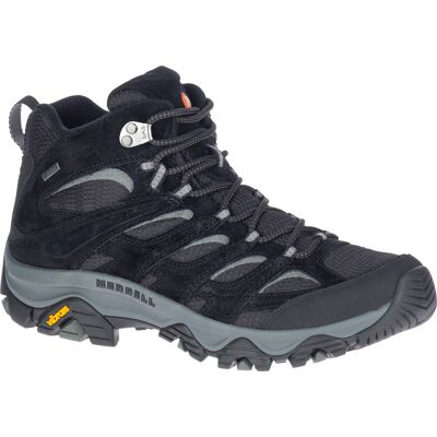 Merrell Men's Moab 3 Mid Gore-Tex Black/Grey, 44.5 Merrell Men's Moab 3 Mid Gore-Tex Black/Grey, 44.5