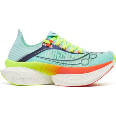 Saucony Unisex Endorphin Elite 2 Splash/fire, 43 Saucony Unisex Endorphin Elite 2 Splash/fire, 43