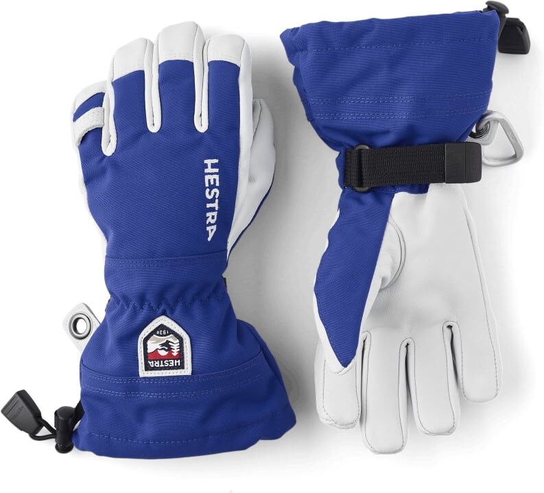Hestra Army Leather Heli Ski Junior Blå Blå 5 Hestra Army Leather Heli Ski Junior Blå Blå 5