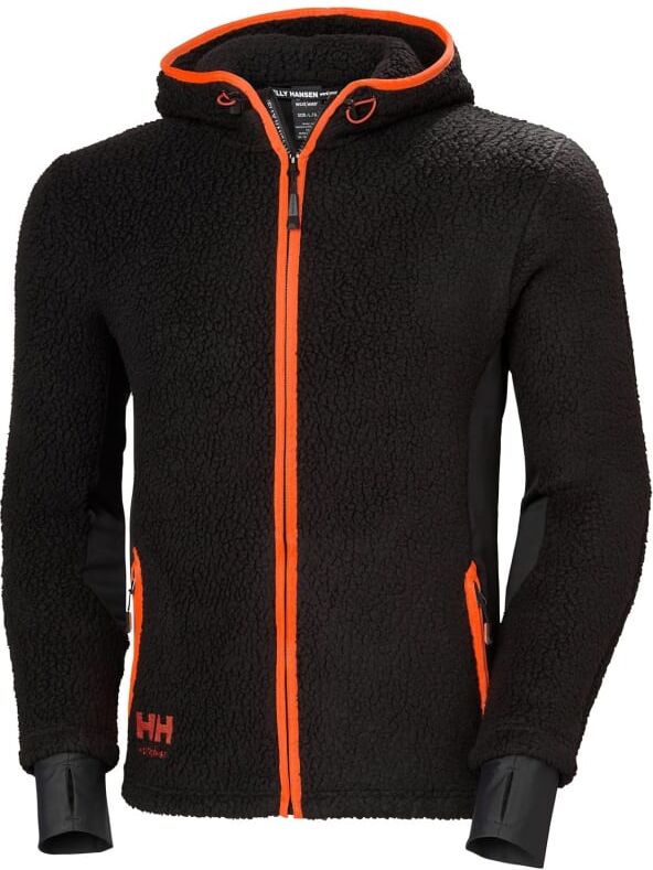 Helly Hansen Workwear Chelsea Evolution Hooded Pile Jacket Men´s Sort Sort S Helly Hansen Workwear Chelsea Evolution Hooded Pile Jacket Men´s Sort Sort S
