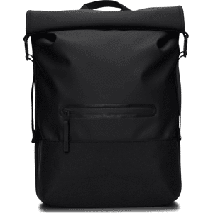 Rains Trail Rolltop Backpack OneSize, Black
