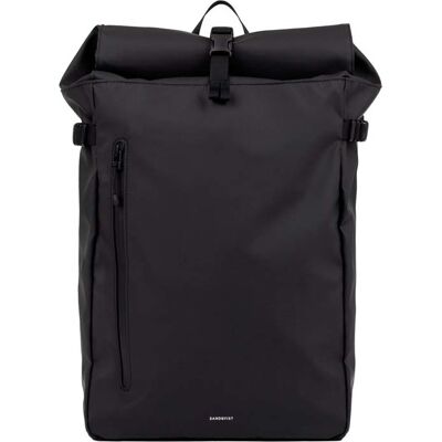 Sandqvist Stream Slim Rolltop L Black, L Sandqvist Stream Slim Rolltop L Black, L