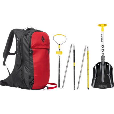 Black Diamond Jetforce Pro Avalanche Airbag Pack 25 L Set Red, S/M Black Diamond Jetforce Pro Avalanche Airbag Pack 25 L Set Red, S/M