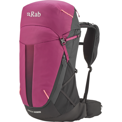 Rab Women's Airox ND34 Mulberry/Black, Small/Medium Rab Women's Airox ND34 Mulberry/Black, Small/Medium