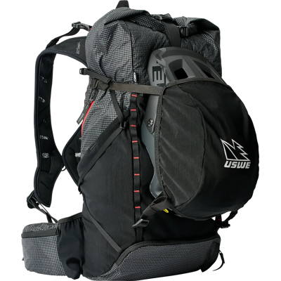 USWE VST Helmet Holder For Daypack Black, One Size USWE VST Helmet Holder For Daypack Black, One Size
