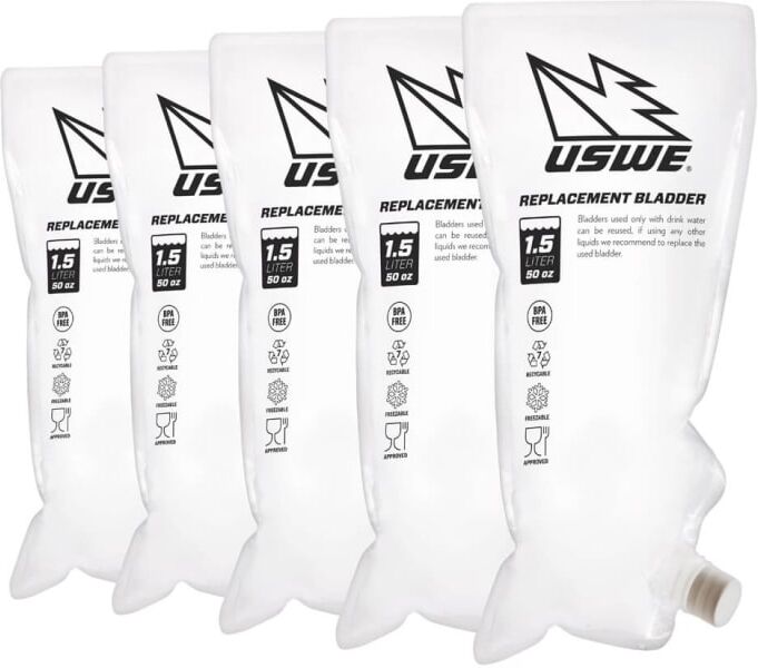Uswe Disposable 1,5L Replacement Bladder 5-Pack  OneSize Uswe Disposable 1,5L Replacement Bladder 5-Pack  OneSize