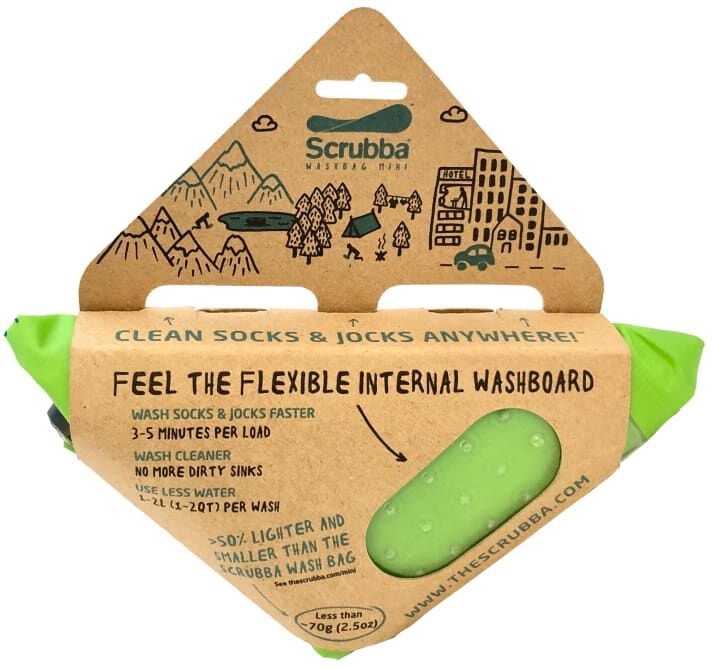 Scrubba Wash Bag Mini Grøn Grøn OneSize Scrubba Wash Bag Mini Grøn Grøn OneSize