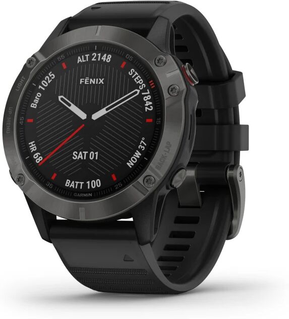 Garmin Fenix 6 Sapphire Grå Grå OneSize Garmin Fenix 6 Sapphire Grå Grå OneSize
