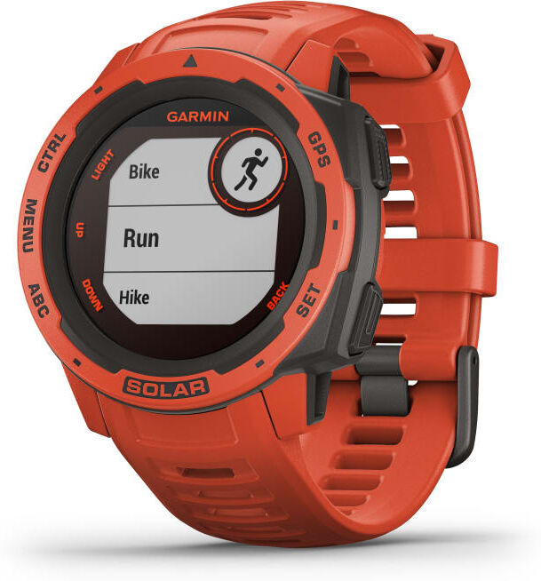 Garmin Instinct Solar Rød Rød ONESIZE Garmin Instinct Solar Rød Rød ONESIZE