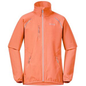 Bergans Girl's Sjoa Light Softshell Jacket Cantaloupe 140, Cantaloupe