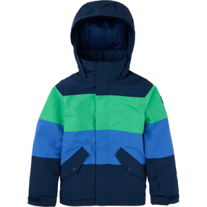 Burton Kids' Symbol 2L Jacket Drsblu/Glygrn/Ampblu M, Dress Blue / Galaxy Green / Amparo Blue