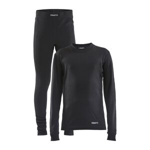 Craft Junior Core Dry Baselayer Set Black 110/116, Black