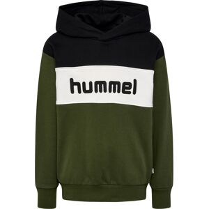 Hummel Kids' hmlMORTEN Hoodie Olive Night 128, Olive Night