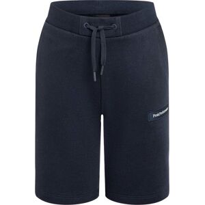 Peak Performance Juniors' Logo Shorts Blue Shadow 160, Blue Shadow