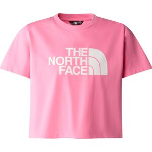 The North Face G S/S Crop Easy Tee Gamma Pink XS, Gamma Pink