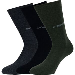 Avignon Liner Wool 3-Pack Pattern Multicolour 44-47, Pattern Multicolour