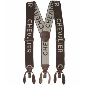 Chevalier Logo Suspenders Brown OneSize, Brown