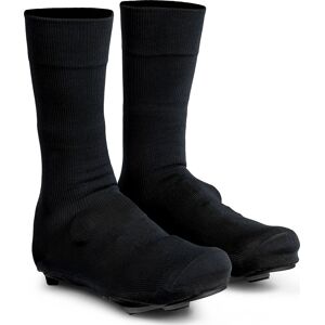 Gripgrab Flandrien Waterproof Knitted Road Shoe Covers Black XL (45-47), Black