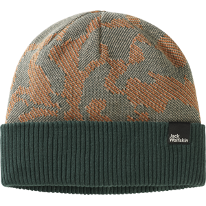 Jack Wolfskin Maarweg Beanie Slate Green Allover OneSize, Slate Green Allover