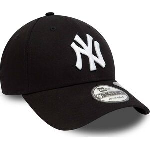 New Era New York Yankees Repreve League Essential 9FORTY Adjustable Cap Blkwhi OneSize, Black