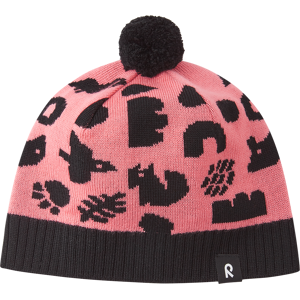 Reima Kids' Beanie Kuviot Pink coral 4231 48/50 cm, Pink coral 4231