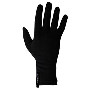 Aclima LightWool Liner Gloves L, Jet Black