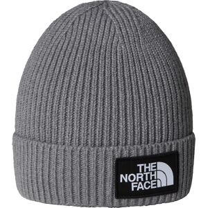 The North Face Kids' TNF Logo Box Cuffed Beanie TNF Medium Grey Heather, OneSize The North Face Kids' TNF Logo Box Cuffed Beanie TNF Medium Grey Heather, OneSize