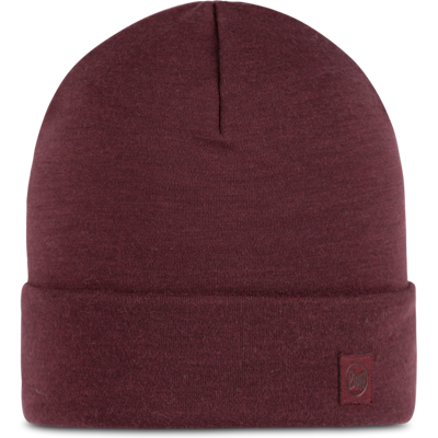 Buff Merino Heavyweight Beanie Solid Garnet, One Size Buff Merino Heavyweight Beanie Solid Garnet, One Size