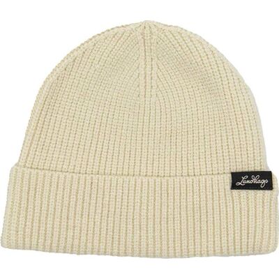 Lundhags Core Ribbed Beanie Chalk White, One Size Lundhags Core Ribbed Beanie Chalk White, One Size