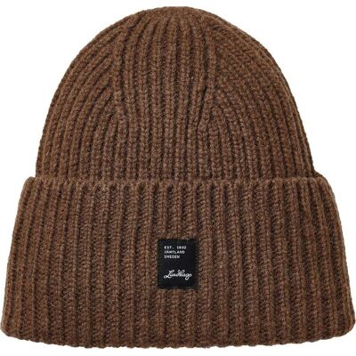 Lundhags Knitted Wool Beanie Brown Clay, One Size Lundhags Knitted Wool Beanie Brown Clay, One Size
