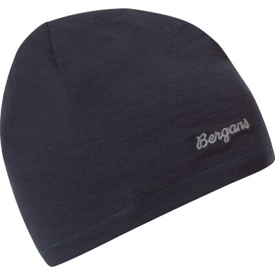 Bergans Juniors' Wool Beanie Navy Blue/solid Grey, 54 Bergans Juniors' Wool Beanie Navy Blue/solid Grey, 54