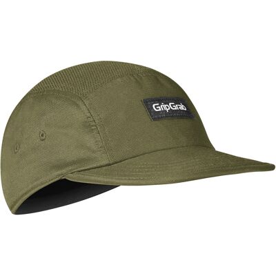 Gripgrab 5 Panel Cap Olive Green, OneSize Gripgrab 5 Panel Cap Olive Green, OneSize