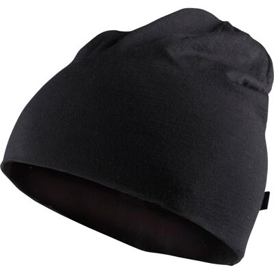 Lundhags Gimmer Merino Light Beanie Black, S/M Lundhags Gimmer Merino Light Beanie Black, S/M
