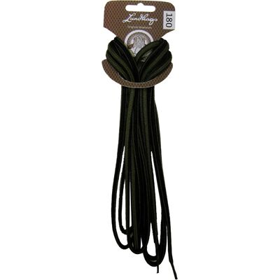 Lundhags Shoe Laces 180 cm Black/Grey, 180 cm Lundhags Shoe Laces 180 cm Black/Grey, 180 cm