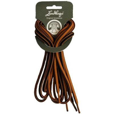 Lundhags Shoe Laces 200 CM Black/Rush, 200 cm Lundhags Shoe Laces 200 CM Black/Rush, 200 cm