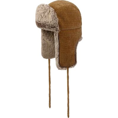 Stetson Seldovia Corduroy Aviator Hat 76/Brown, 59/L Stetson Seldovia Corduroy Aviator Hat 76/Brown, 59/L