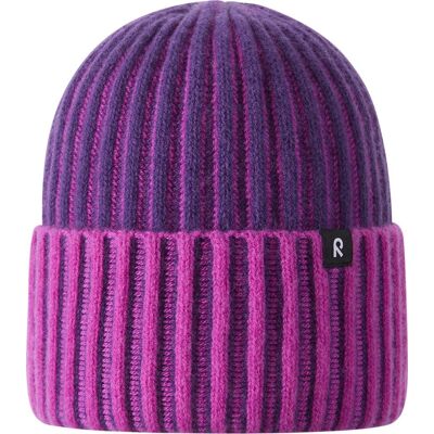 Reima Kids' Beanie Veikee Plum Purple, 54 Reima Kids' Beanie Veikee Plum Purple, 54