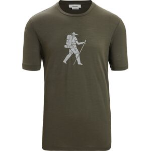 Icebreaker Men's Tech Lite II Short Sleeve Tee Trail Hiker LODEN S, LODEN