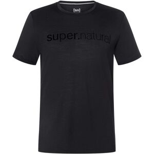 super.natural Men's 3d Signature Tee Jet Black/Jet Black M, Jet Black/Jet Black