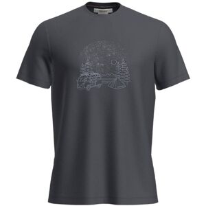 Icebreaker Men's Merino 150 Tech Lite III Short Sleeve Tee Van Camp Graphite M, Graphite