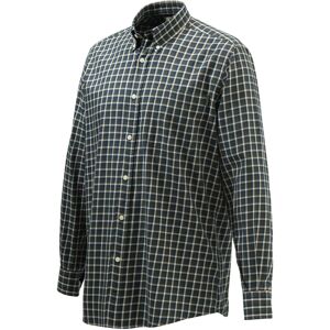 Beretta Men's Wood Button Down Shirt Green Moss Check S, Green Moss Check