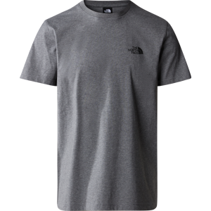 The North Face M S/S Simple Dome Tee TNF Medium Grey Heather S, Tnf Medium Grey Heather