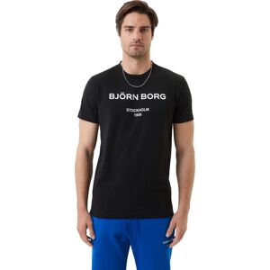 Björn Borg Men's Borg Logo T-Shirt Black Beauty M, Black Beauty