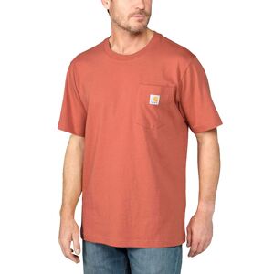 Carhartt Men's K87 Pocket S/S T-Shirt Terracotta XL, Terracotta