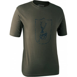 Deerhunter Men's Logo T-Shirt Bark Green M, Bark Green
