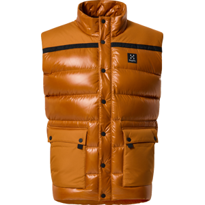 Haglöfs Men's Funäs Down Vest Golden Brown M, Golden Brown