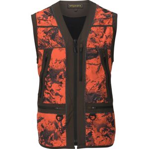 Härkila Men's Wildboar Pro Safety Waistcoat AXIS MSP®Orange Blaze/Shadow brown 3XL, AXIS MSP®Orange Blaze/Shadow brown