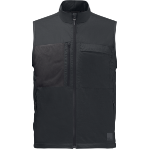 Jack Wolfskin Men's Bike Commute Insulated Vest Phantom S, Phantom