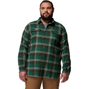 Columbia Men's Flare Gun Stretch Flannel Rain Forest Trails Edge Plaid, M Columbia Men's Flare Gun Stretch Flannel Rain Forest Trails Edge Plaid, M